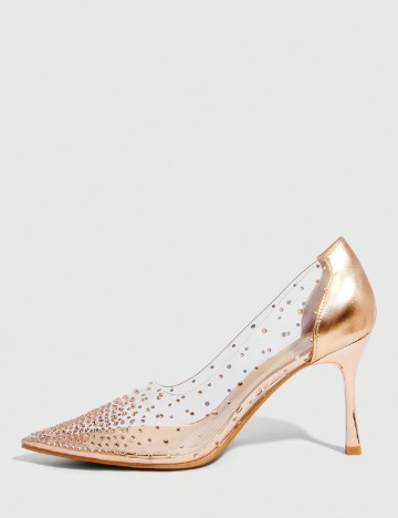 Pantofi Cuccoo, transparent/crem