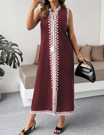 Rochie medie SHEIN CURVE, rosu