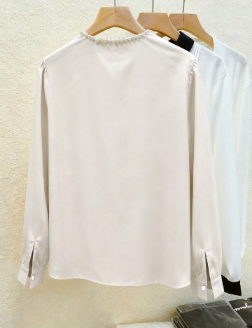 Bluza SHEIN CURVE, ecru