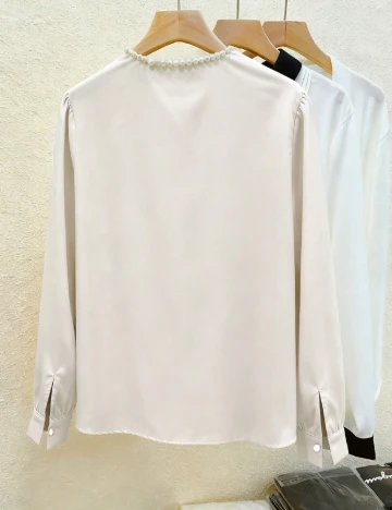 Bluza SHEIN CURVE, ecru