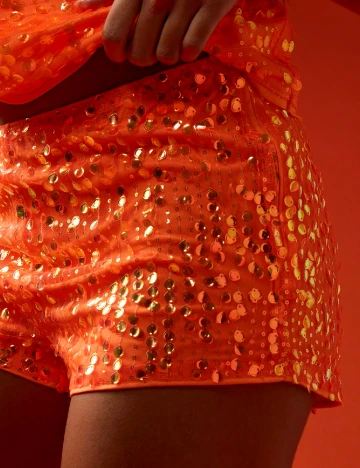 Pantaloni scurti Missguided, portocaliu