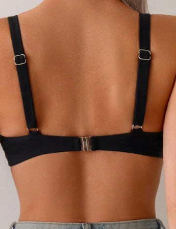 Sutien de baie SHEIN, negru