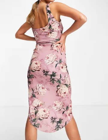 Rochie medie ASOS, roz