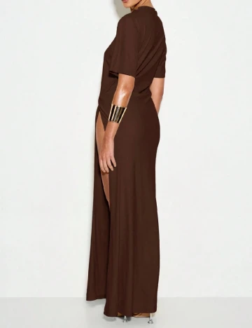 Rochie medie SHEIN, maro