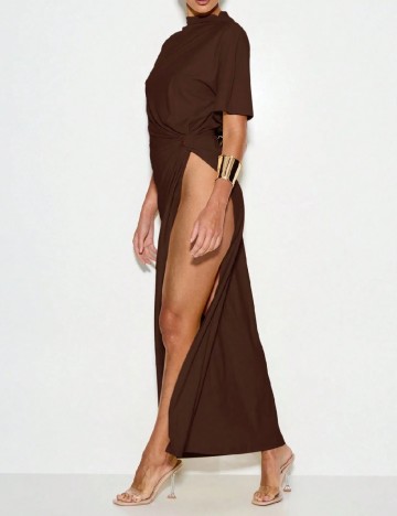 Rochie medie SHEIN, maro