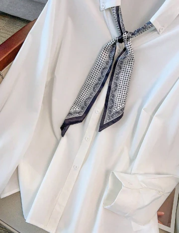 Camasa SHEIN CURVE, alb