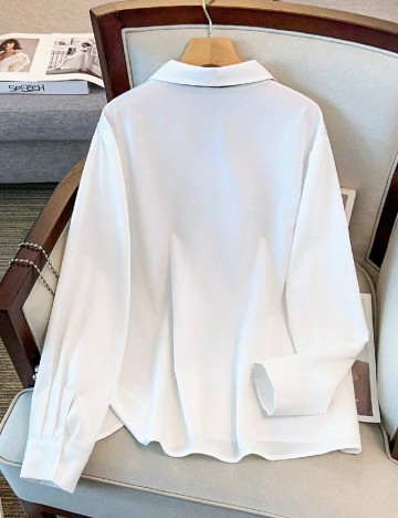 Camasa SHEIN CURVE, alb