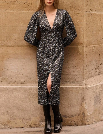 Rochie medie SHEIN, floral print