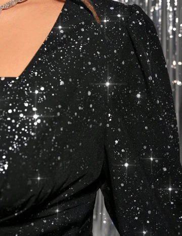 Bluza SHEIN CURVE, negru