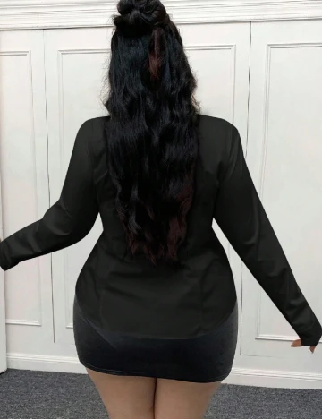 Camasa SHEIN CURVE, negru