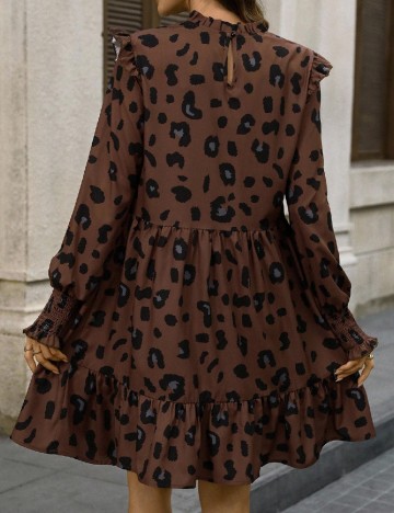 Rochie scurta Emery Rose, maro