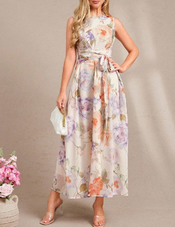 Rochie lunga SHEIN, floral print