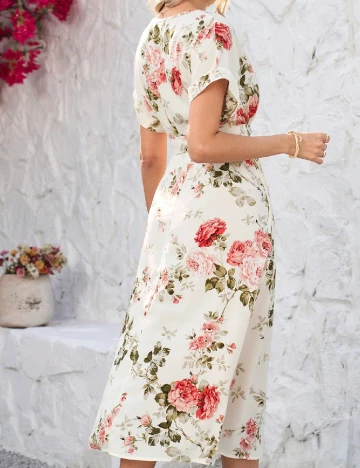 Rochie medie SHEIN, floral print