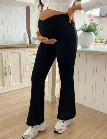 Pantaloni SHEIN Maternity, negru