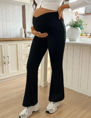 Pantaloni SHEIN Maternity, negru