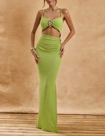 
						Rochie lunga SHEIN, verde