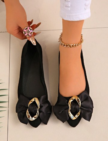 
						Balerini SHEIN, negru