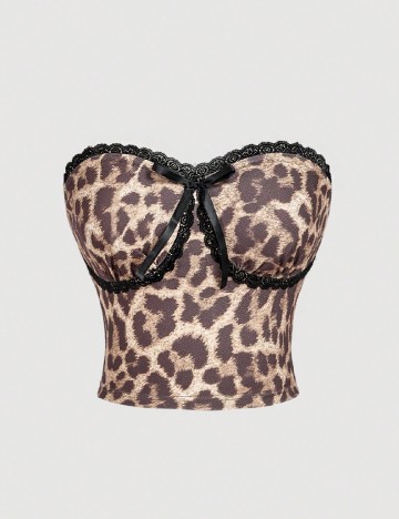 
						Top SHEIN, animal print