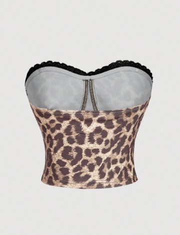 Top SHEIN, animal print
