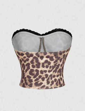 Top SHEIN, animal print