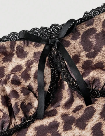 Top SHEIN, animal print