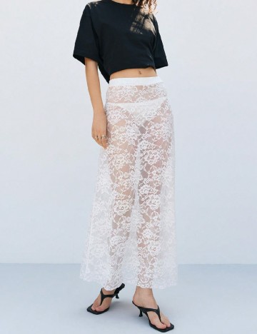 Fusta de plaja Musera, alb