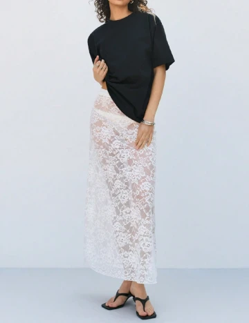 Fusta de plaja Musera, alb