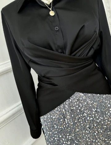 Camasa SHEIN CURVE, negru