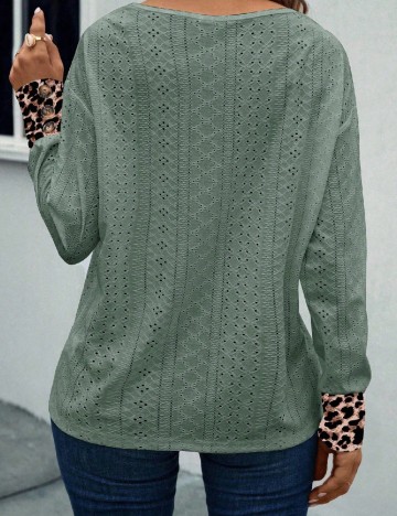 Bluza SHEIN CURVE, verde