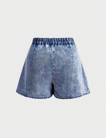 Pantaloni scurti SHEIN CURVE, albastru