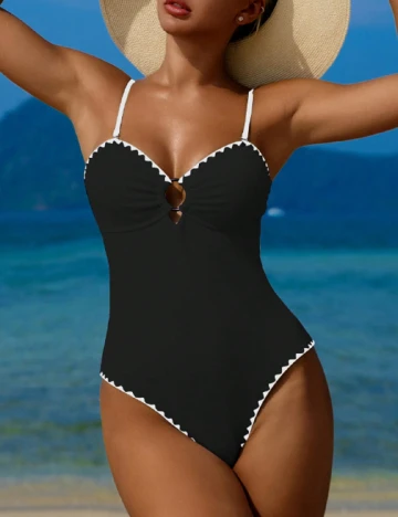 Costum de baie SHEIN, negru