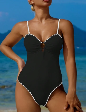 Costum de baie SHEIN, negru