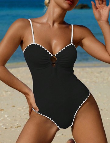 Costum de baie SHEIN, negru