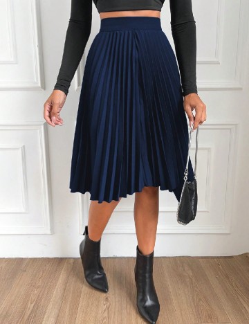 Fusta SHEIN, bleumarin inchis