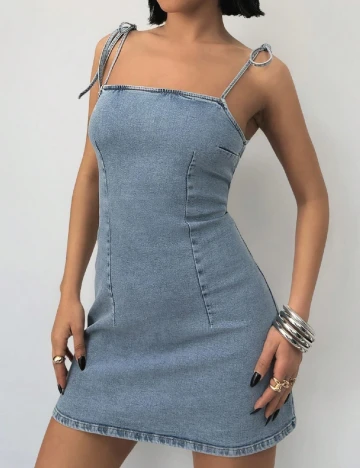 Rochie scurta SHEIN, albastru