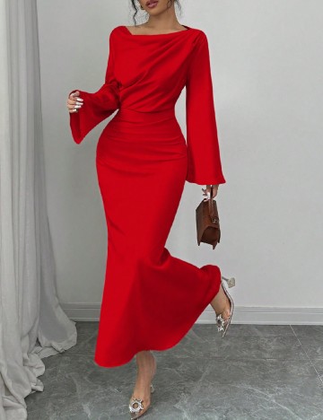 
						Rochie lunga SHEIN, rosu