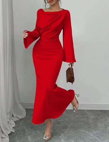 Rochie lunga SHEIN, rosu