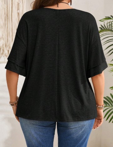 Bluza Emery Rose Curve, negru