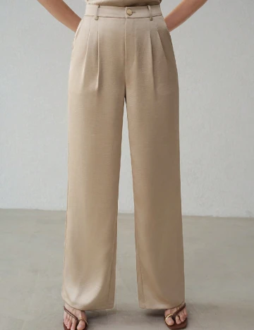 Pantaloni MOTF, crem