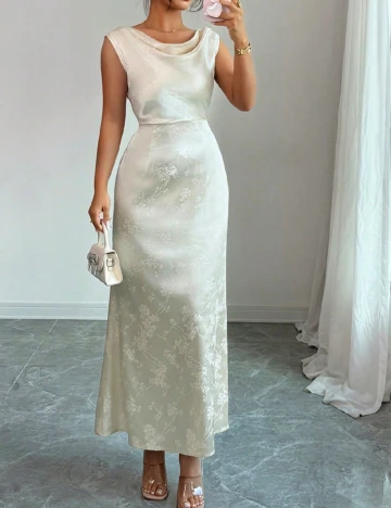 Rochie lunga SHEIN, ecru