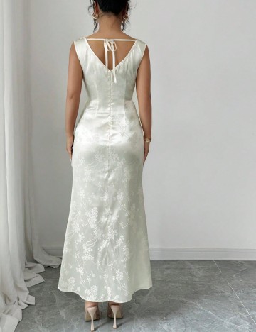 Rochie lunga SHEIN, ecru