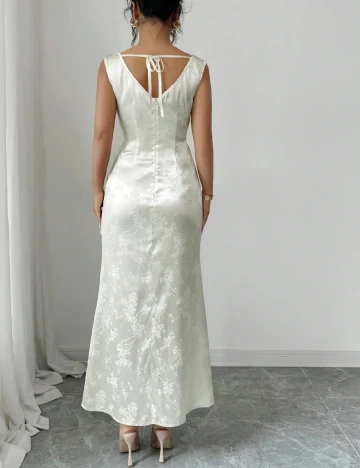 Rochie lunga SHEIN, ecru