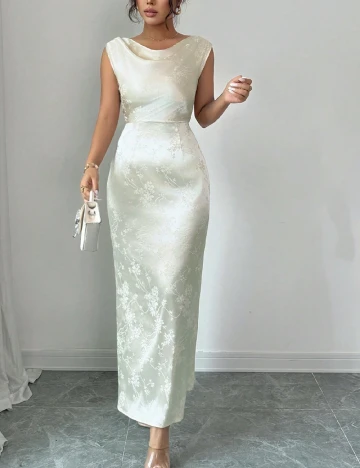 Rochie lunga SHEIN, ecru