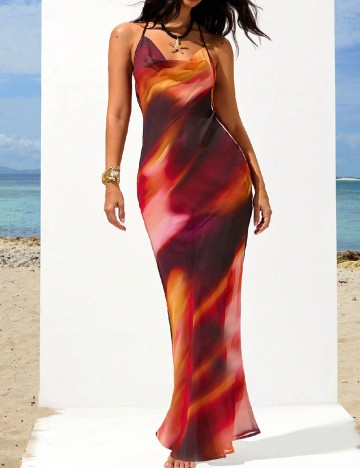 
						Rochie lunga SHEIN, mix culori