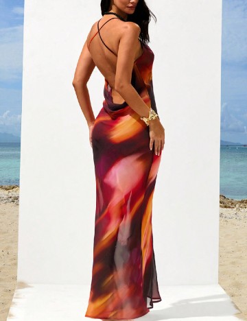 Rochie lunga SHEIN, mix culori