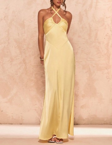 
						Rochie lunga SHEIN, galben