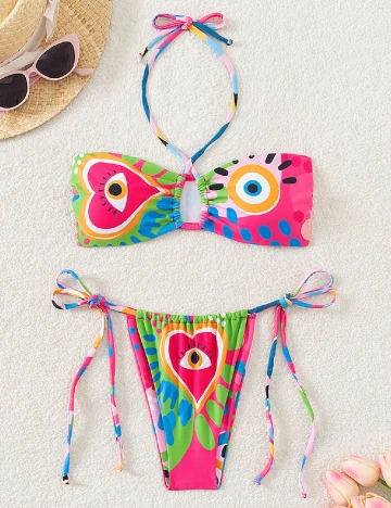 Costum de baie Musera, mix culori