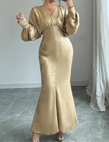 Rochie lunga SHEIN, auriu