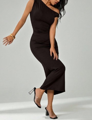 Rochie medie SHEIN, maro