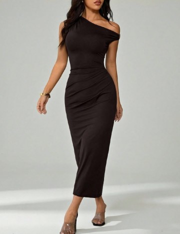 Rochie medie SHEIN, maro